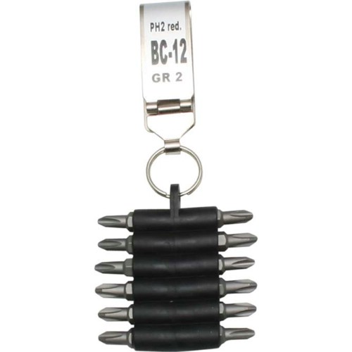 Bitsmatta 1/4" BC-12 PH2 12 delar 