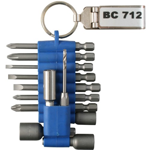 Bitsmatta 1/4" BC-712 12 delar