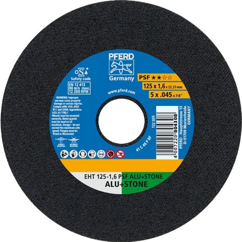 Kapskiva PFERD<br />EHT PSF ALU+STONE Typ 41