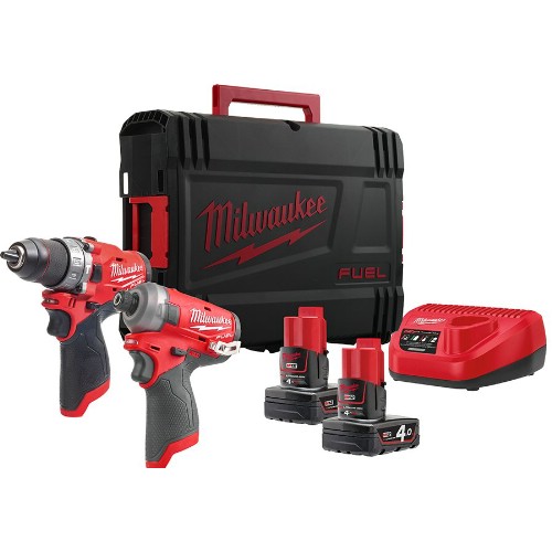 Kombipaket MILWAUKEE M12 FPP2AQ-402X 12 V