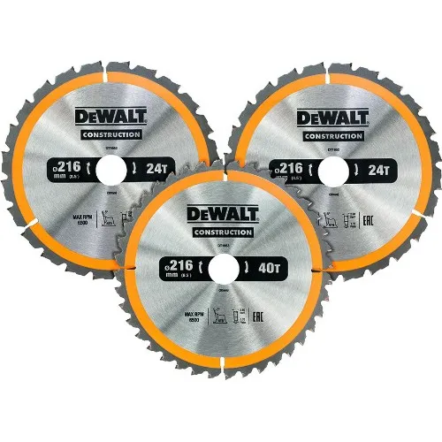 Sågklingpaket DEWALT Construction
