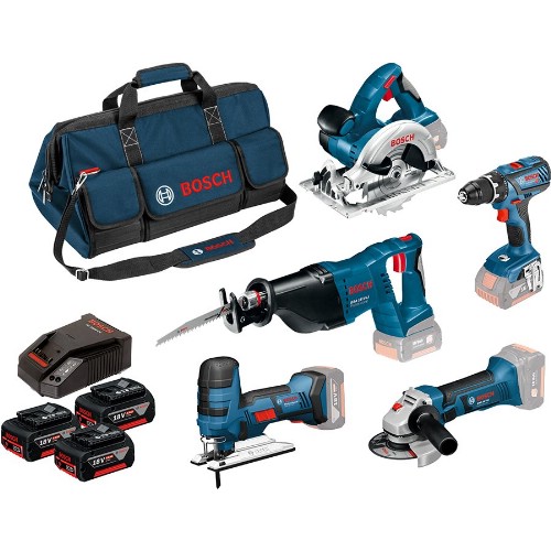 Kombipaket BOSCH GSR/GWS/GKS/GST/GSA 18 V