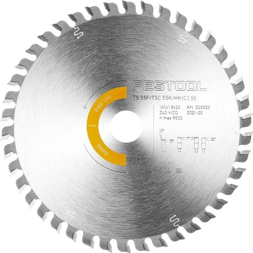 Cirkelsågklinga FESTOOL Wood Fine Cut