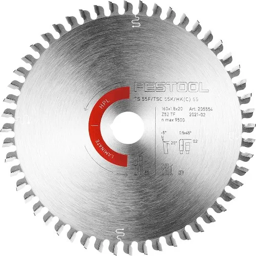 Cirkelsågklinga FESTOOL Laminate/HPL