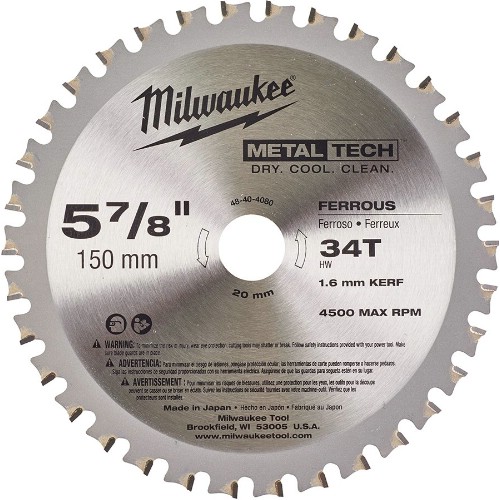 Cirkelsågklinga MILWAUKEE Metall
