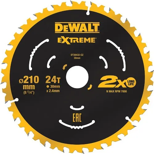 Cirkelsågklinga DEWALT Extreme Trä