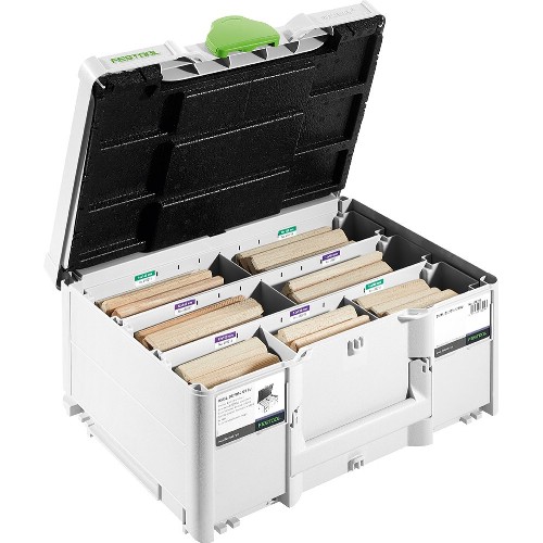 Brick- och frässortiment FESTOOL DS/XL D12/D14 128 BU i Systainer