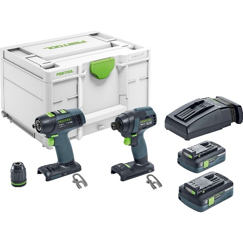 Kombipaket FESTOOL TID 18 HPC 4,0 I-Set T18 18 V