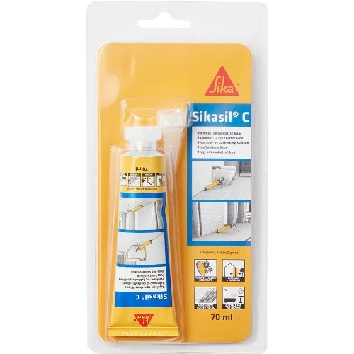 Bygg- och sanitärsilikon SIKA Sikasil-C