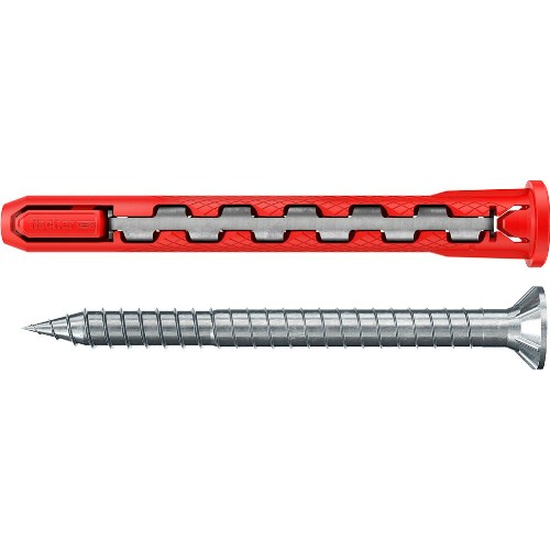 Nylonplugg FISCHER HybridPower T med skruv