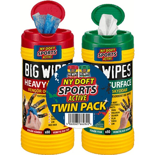 Rengöringsservett BIG WIPES 2-pack