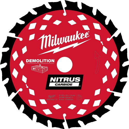 Cirkelsågklinga MILWAUKEE Nitrus Demolition